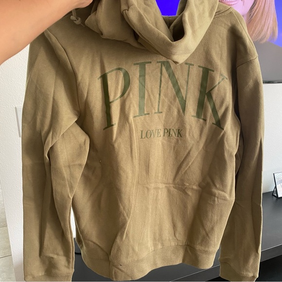 PINK Everyday Fleece Zip-Up Hoodie full zip jacket - Picture 5 of 5